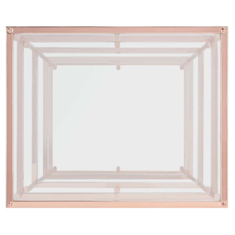 Tavolino d'appoggio a 3 ripiani - 22 L x 18 P x 27 A - 22Lx18Px27A