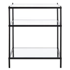 Tavolino d'appoggio a 3 ripiani - 22 L x 18 P x 27 A - 22Lx18Px27A