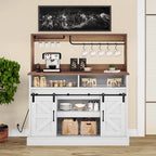  Farmhouse Coffee Bar Cabinet - 15.1D x 47.2W x 51.5H