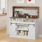 Mobile per caffetteria in stile rustico - 15,1P x 47,2L x 51,5A