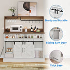 Mobile per caffetteria in stile rustico - 15,1P x 47,2L x 51,5A