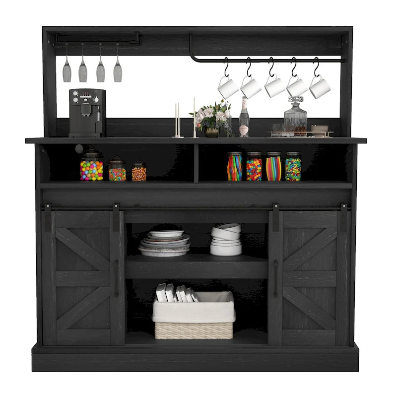 Mobile per caffetteria in stile rustico - 15,1P x 47,2L x 51,5A