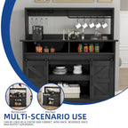 Mobile per caffetteria in stile rustico - 15,1P x 47,2L x 51,5A